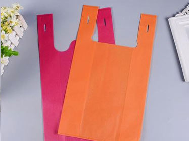 广西无纺布背心袋可降解塑料袋购物袋